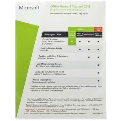Microsoft Office Home And Student 2013 With Product Key